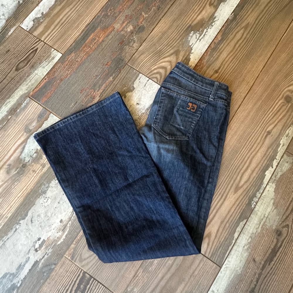 Joe's Jeans Dark Blue Flare & Wide Leg